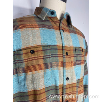 Multicolor Lined Double Pocket Shirt